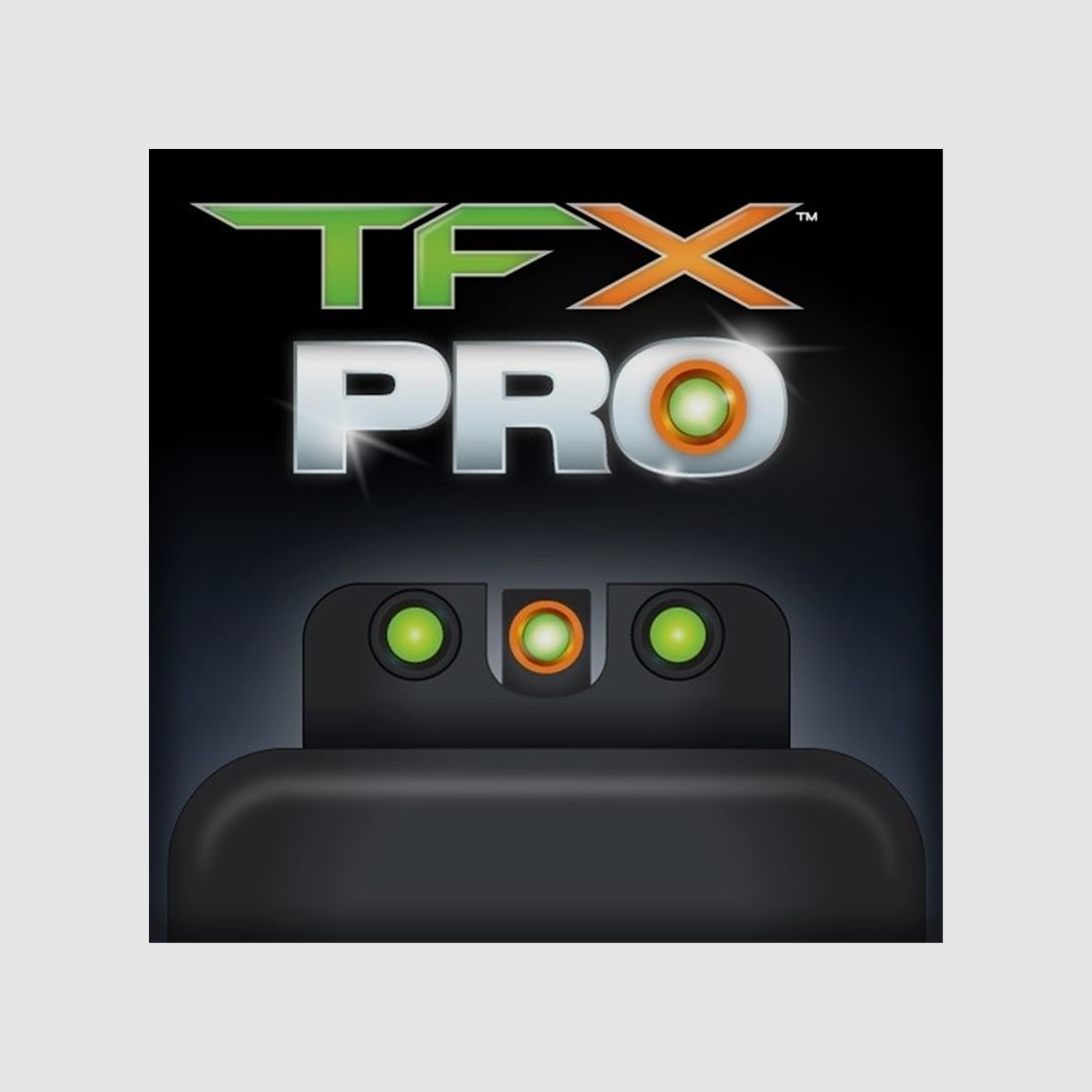 Kimme und Korn Tritium Truglo TFX PRO Glock 42/43, Bild 2 von 3