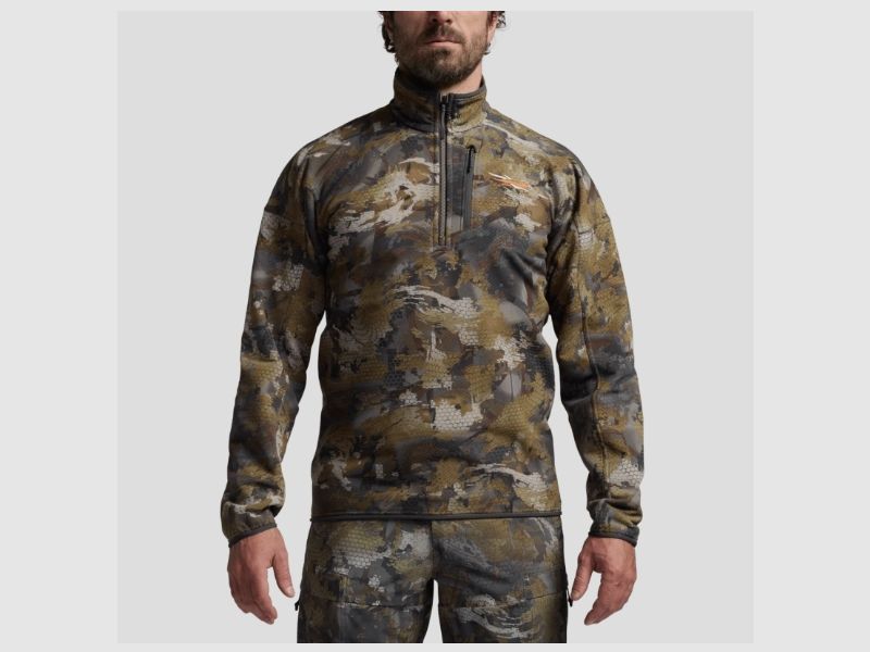 Sitka Alpha Fleece 1/4 Zip Pullover - Optifade Timber, afbeelding 9 van 10
