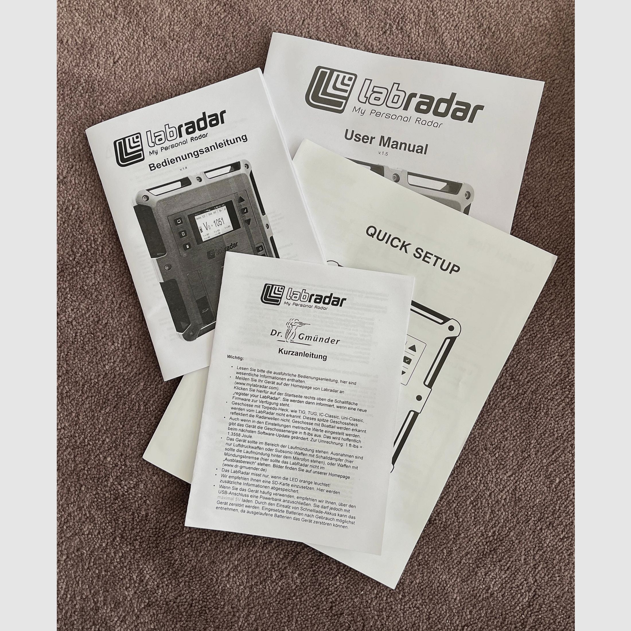 Labradar, Chronographe, radar balistique, mesureur de vitesse