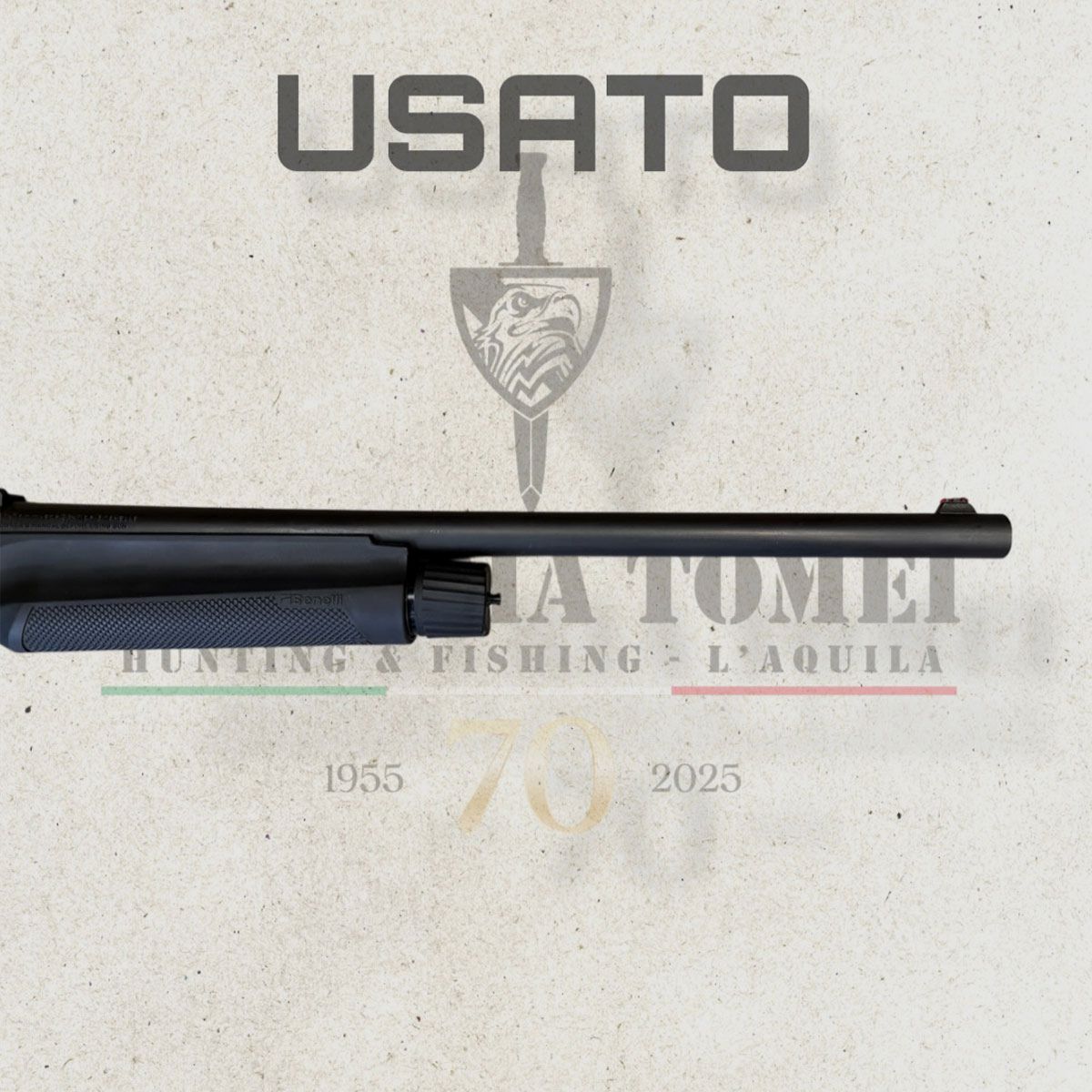 USATO – FUCILE SEMIAUTOMATICO – BENELLI MOD. M2 cal. 12, immagine 3 di 5
