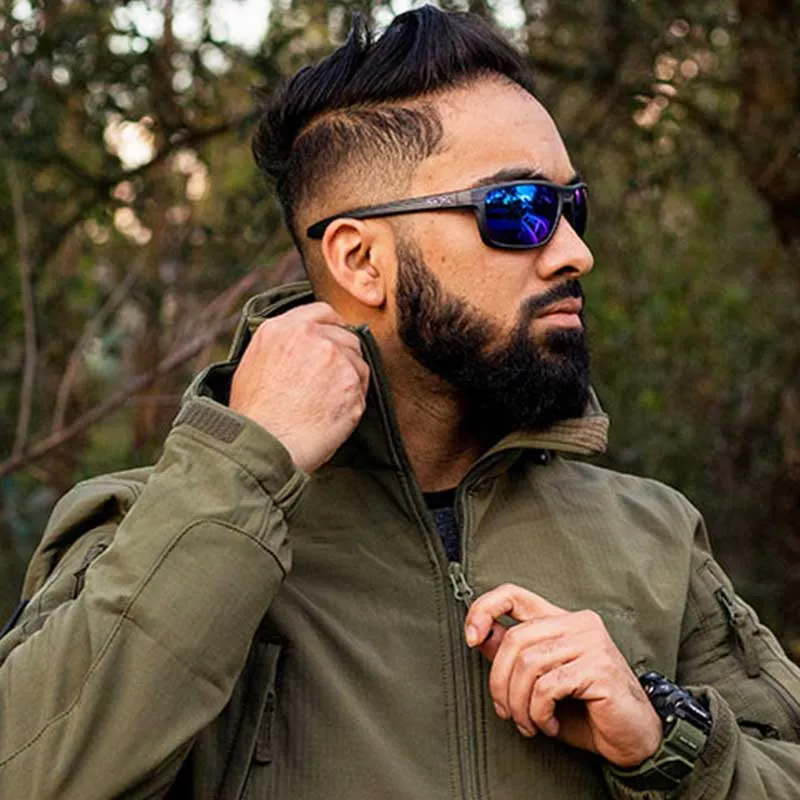 Lunettes de soleil Wiley X KINGPIN Captivate Blue Mirror avec monture graphite mate - ACKNG19, image 4 sur 8