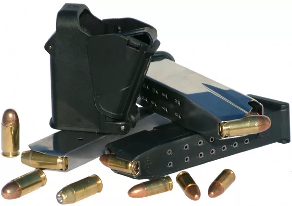 Cargador rápido 9mm / 45acp UPLULA negro, imagen 2 de 3