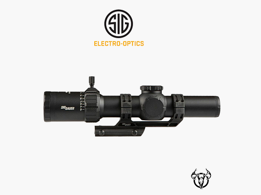 Visor SIG OPTICS Tango MSR 1-6X24Mm- 30Mm- Sfp- Illuminated Msr- Bdc6 Reticle, 0.5 Moa- Capped Turret-Negro- W/ 1.535 Mount