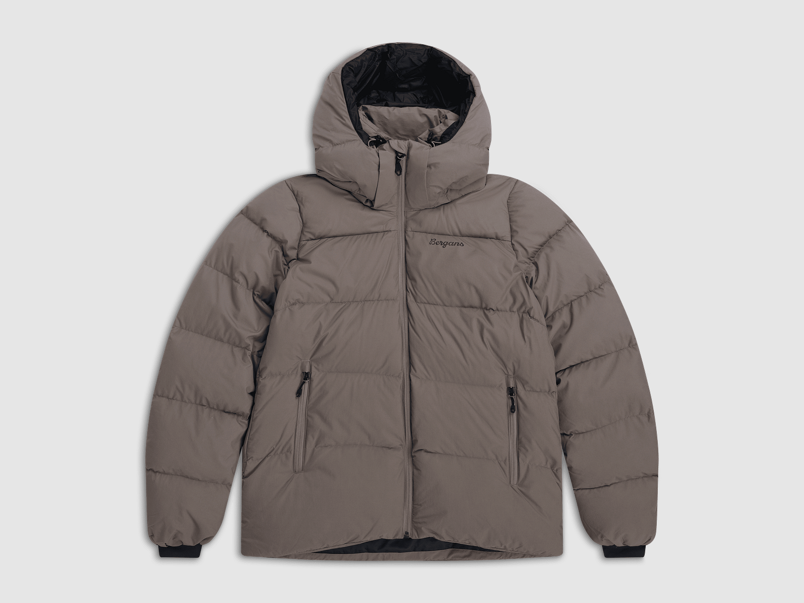 Bergans Lava Warm Down Jacket w/Hood Women Rock Taupe XS