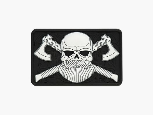 Parche de PVC 3D M-Tac Calavera Barbuda