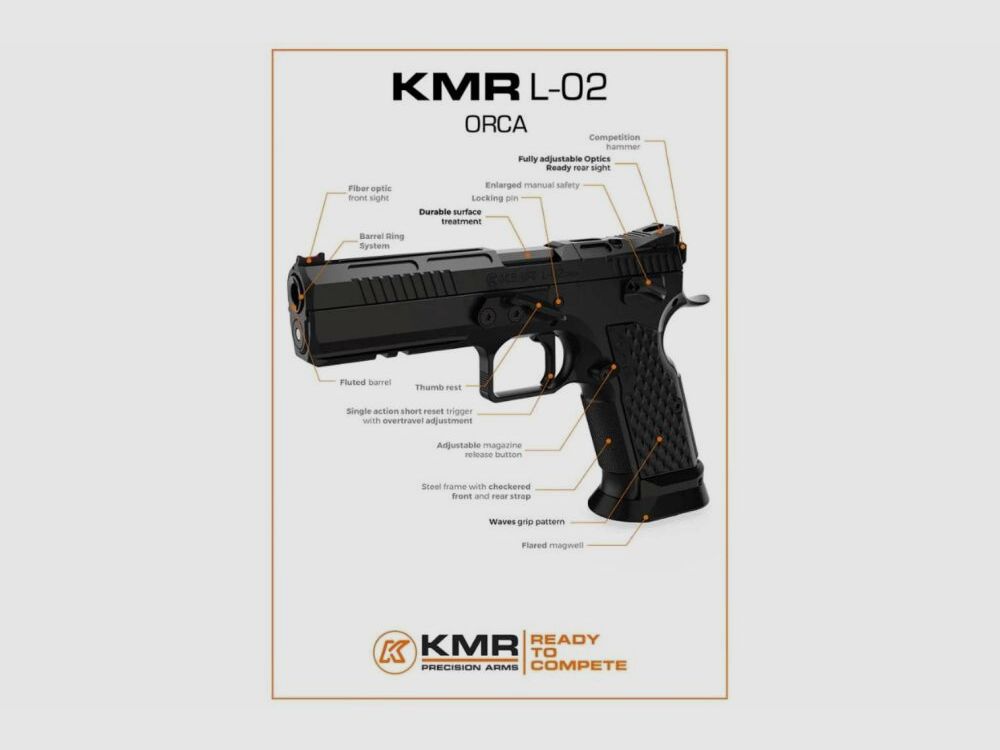 KMR L-02 ORCA O.R 9mmLuger, immagine 3 di 4
