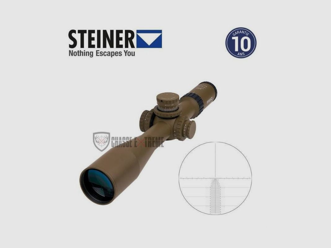 Luneta STEINER Military M5xi 5-25x56 Krzyż Msr2 Lpf Ccw Coyote, zdjęcie 1 z 2