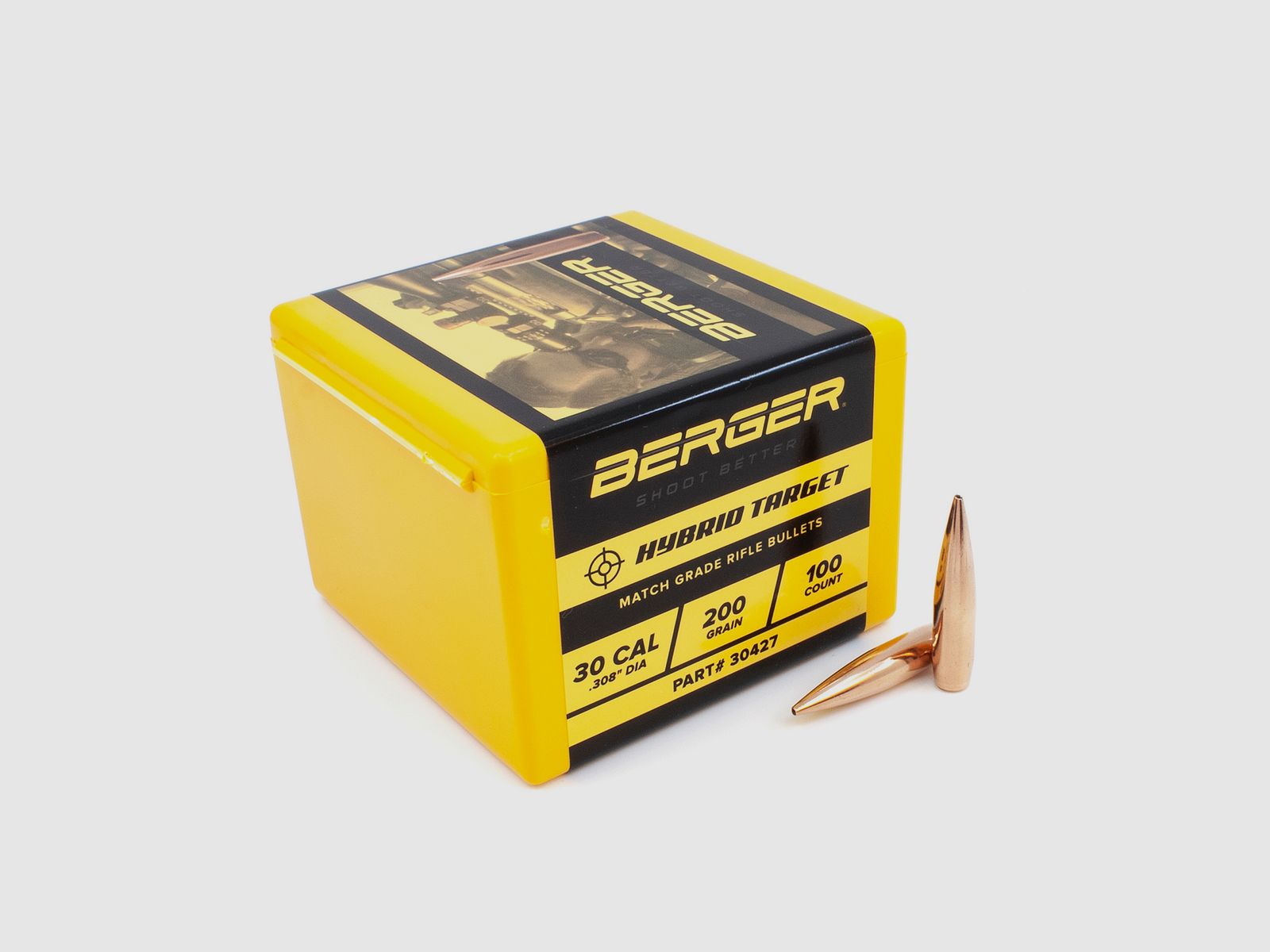 Berger Geschoss .30 Hybrid Target 200GR 100 Stück