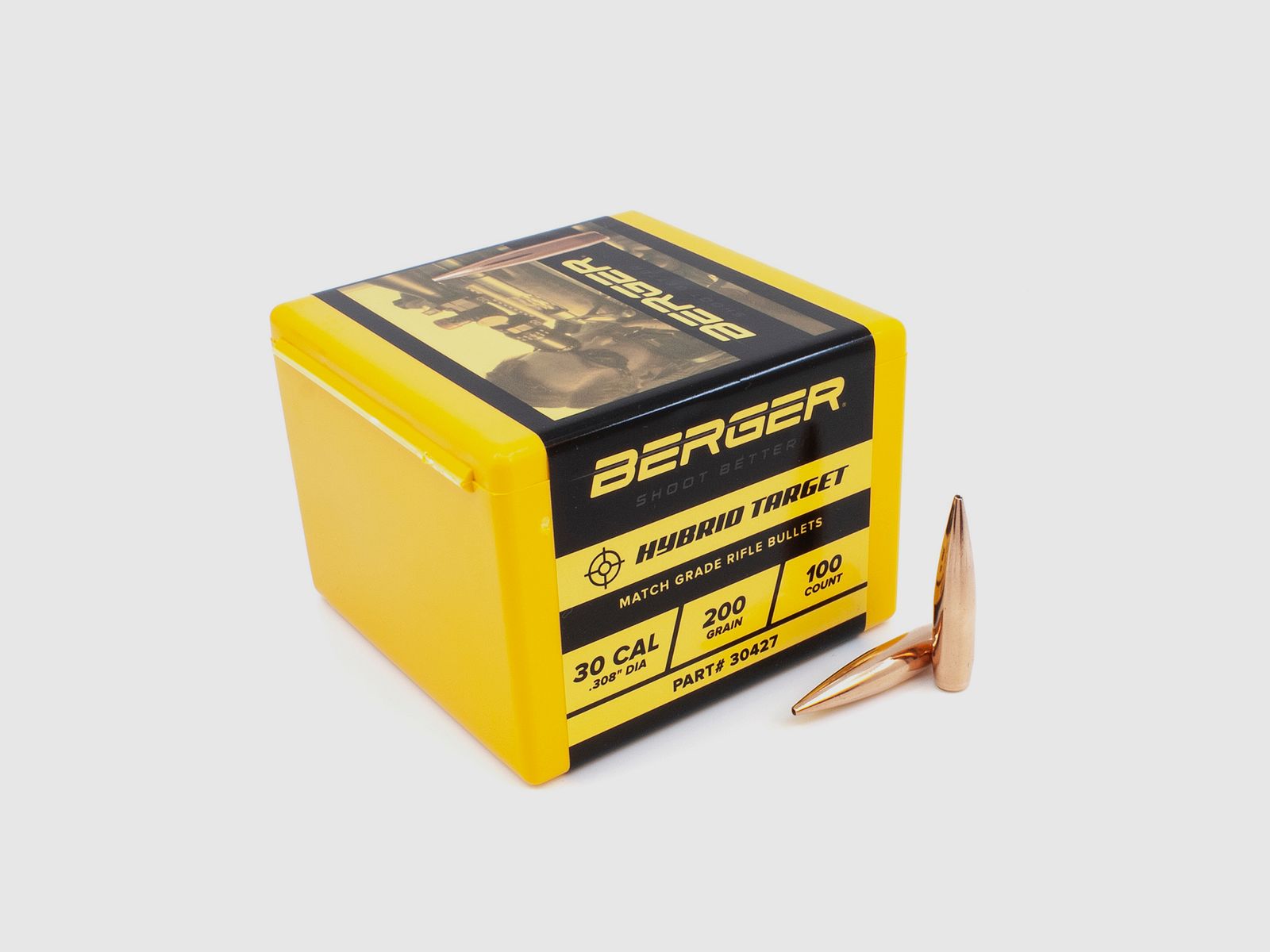 Berger Geschoss .30 Hybrid Target 200GR 100 Stück