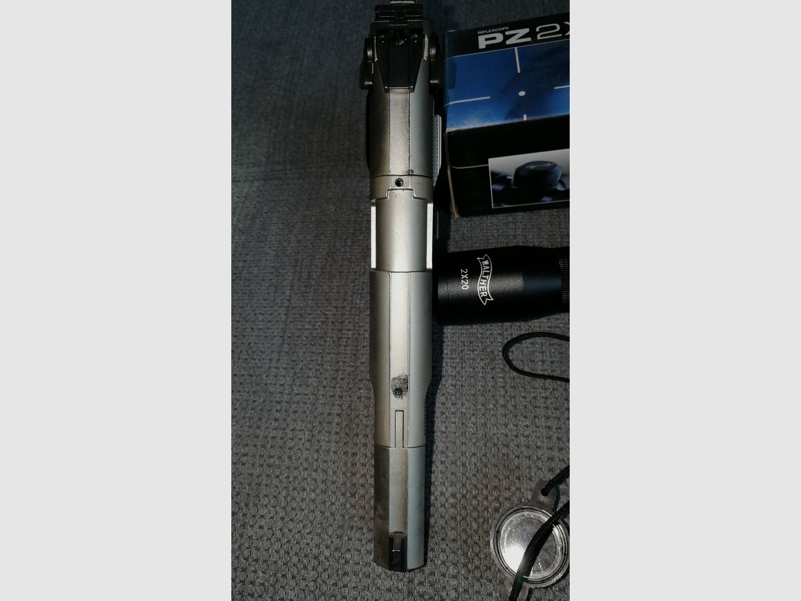 Walther Luftpistole CP 88 silber