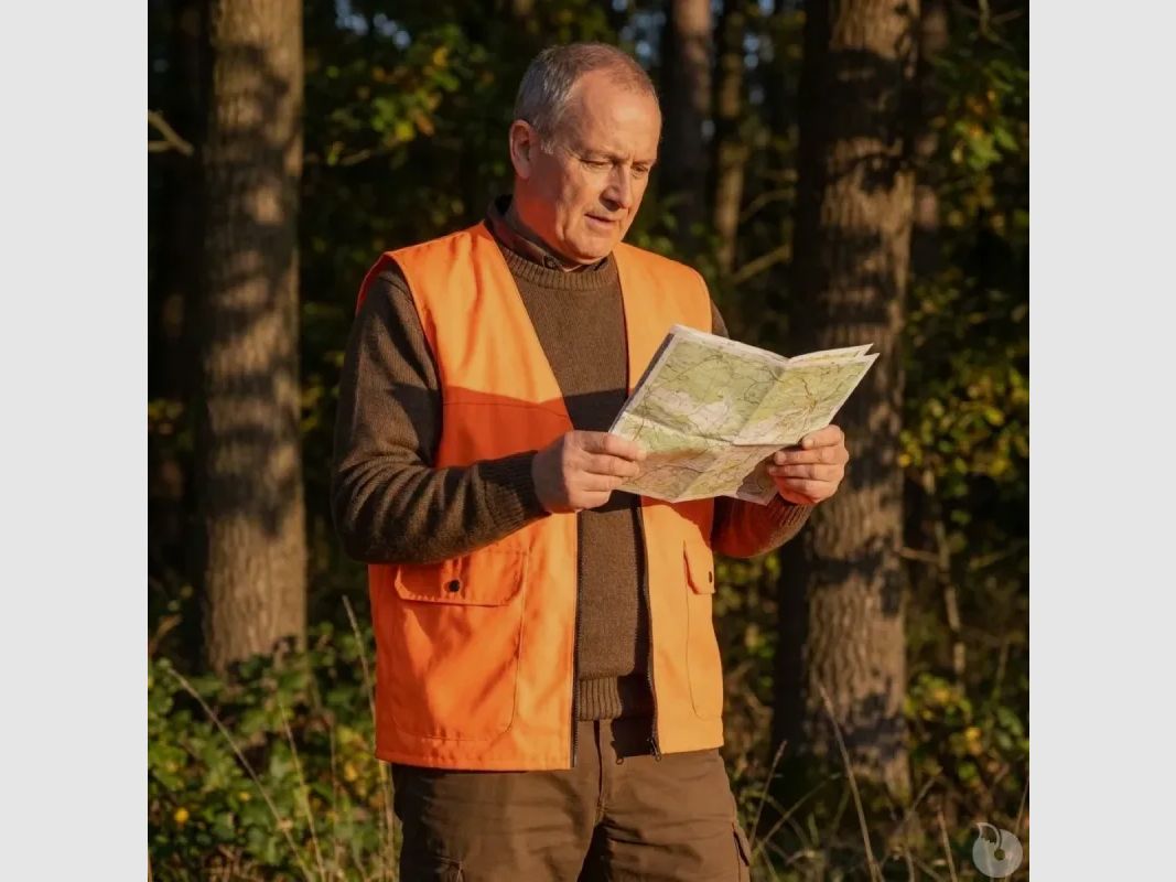 Gilet di sicurezza Browning X-TREME TRACKER arancione ad alta visibilità, immagine 5 di 10