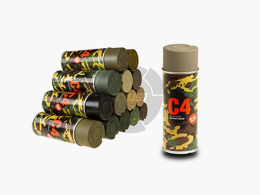 C4 Mil Grade Spray Colorato – Flat Dark Earth