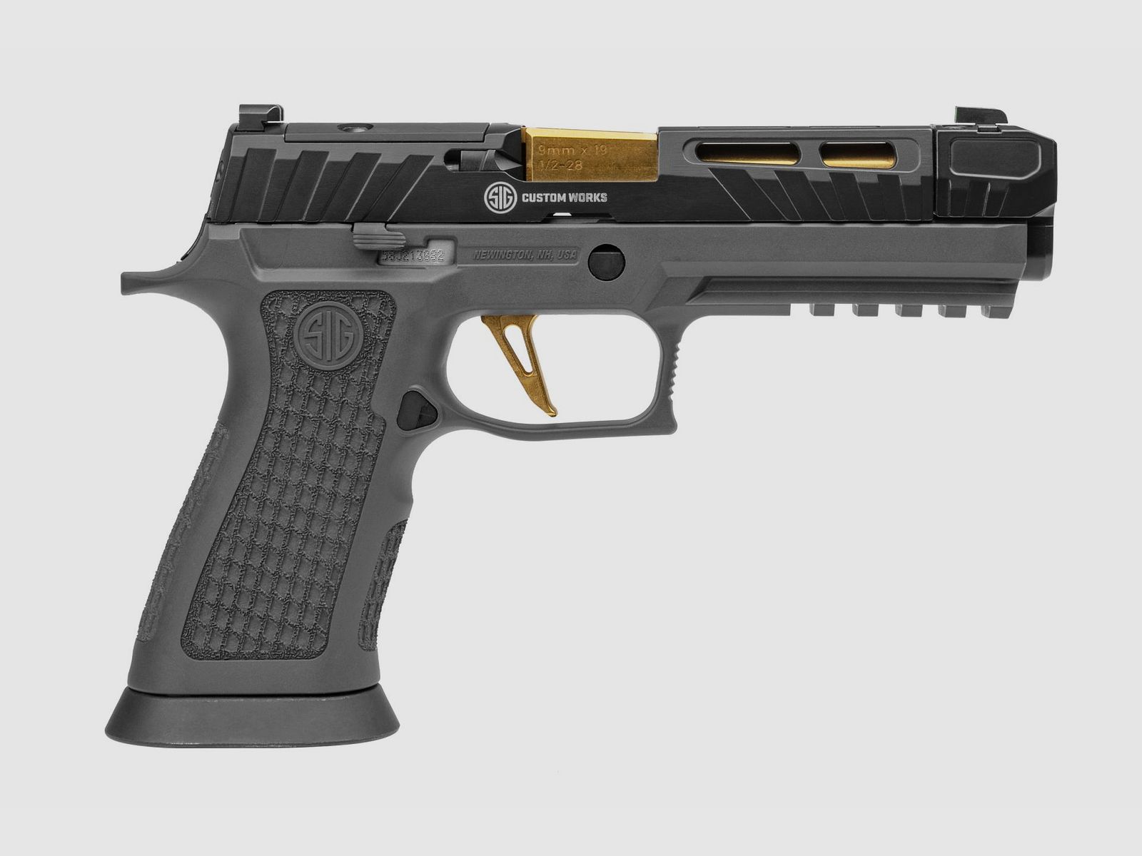 Sig Sauer P320 Spectre Comp. Schwarz/Gold 9mm Luger - Selbstladepistole