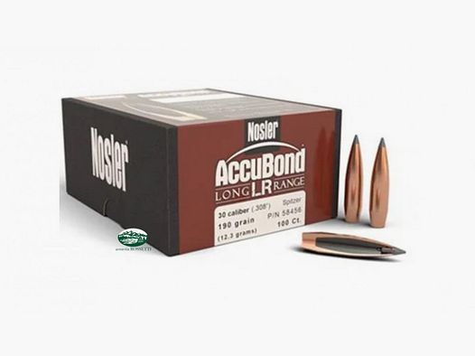 NOSLER bullets ACCUBOND LR cal.308 - 190gr 58456