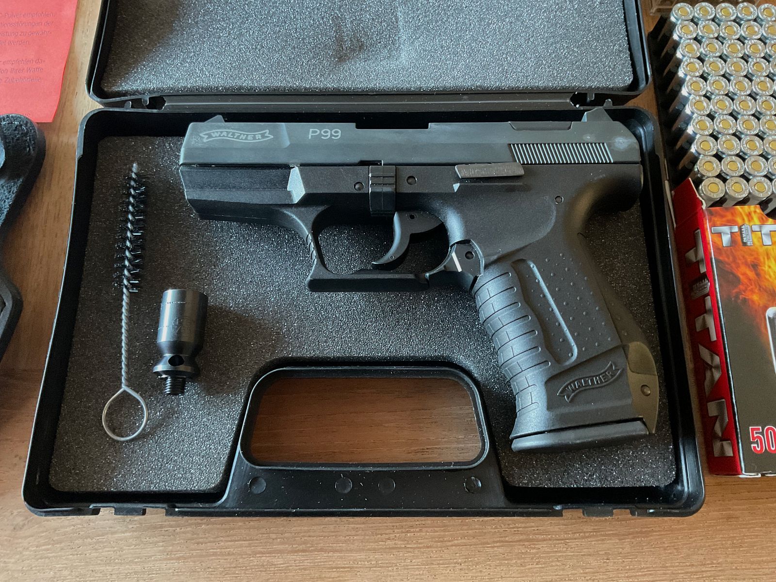 Walther P99 new complete set with ammunition