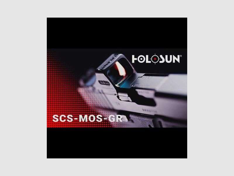 Holosun SCS-MOS-GR Mirino Reflex Aperto + punto intercambiabile 2MOA, cerchio 32MOA reticolo cella solare, immagine 12 di 12