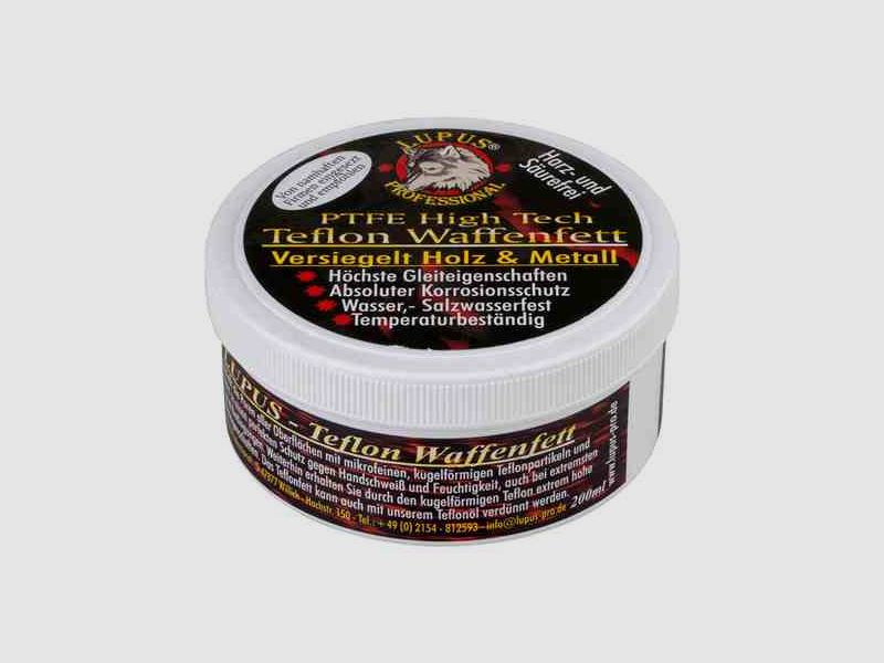Lupus Teflon Grasso per Armi 200ml Barattolo da Officina