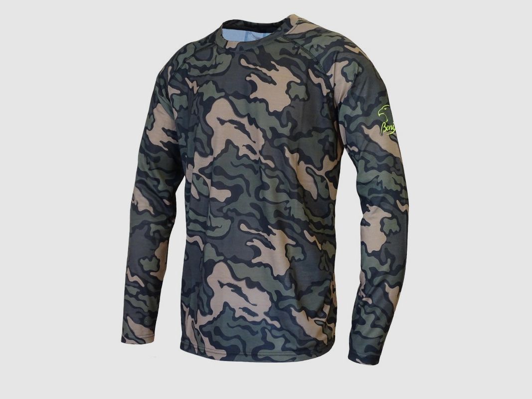 T-SHIRT CAMO A MANICHE LUNGHE