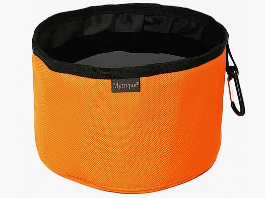 1 x Faltbarer Wassernapf ORANGE - Füllmenge: 2 Liter | Gewicht: 90g | Reiseequipment für den Hund!