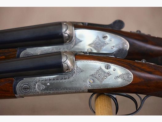 AYA - Aguirre and Aranzabal "Couple" side lock shotguns / manufactured according to the specifications of Augustinus von Papen!!