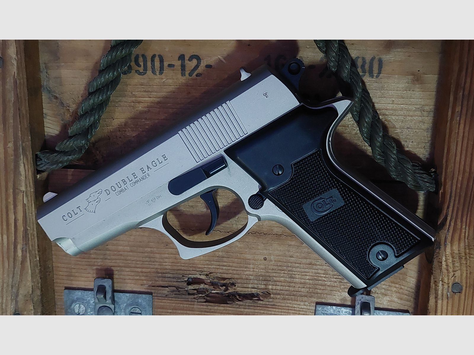COLT Double Eagle - cromo mate - 9 mm P.A.K (PTB 766) Schreckschuss