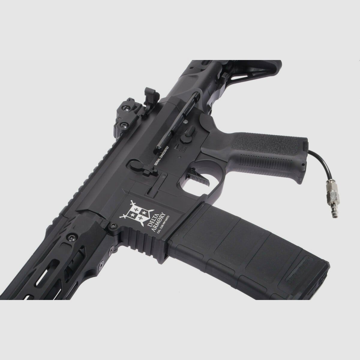 Delta Armory Airsoft Gewehr AR15 TALOS 1 PDW ALPHA Eagle mit GATE PULSAR HPA in Schwarz, Bild 2 von 7
