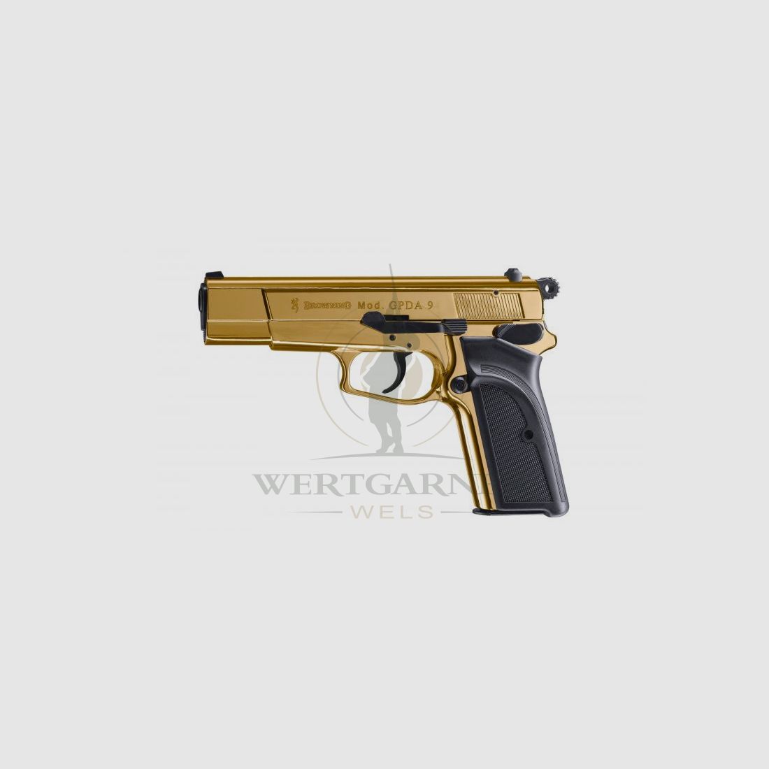 Browning GPDA 9 Glanz Gold 9mm P.A.K., Bild 1 von 2