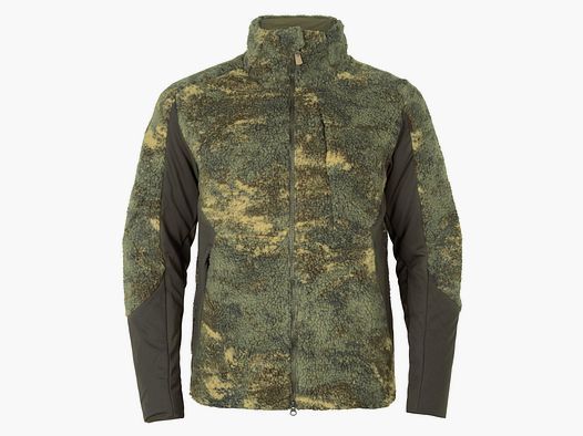 Hrkila Fleece Kurtka Tyst Camo Izolowana