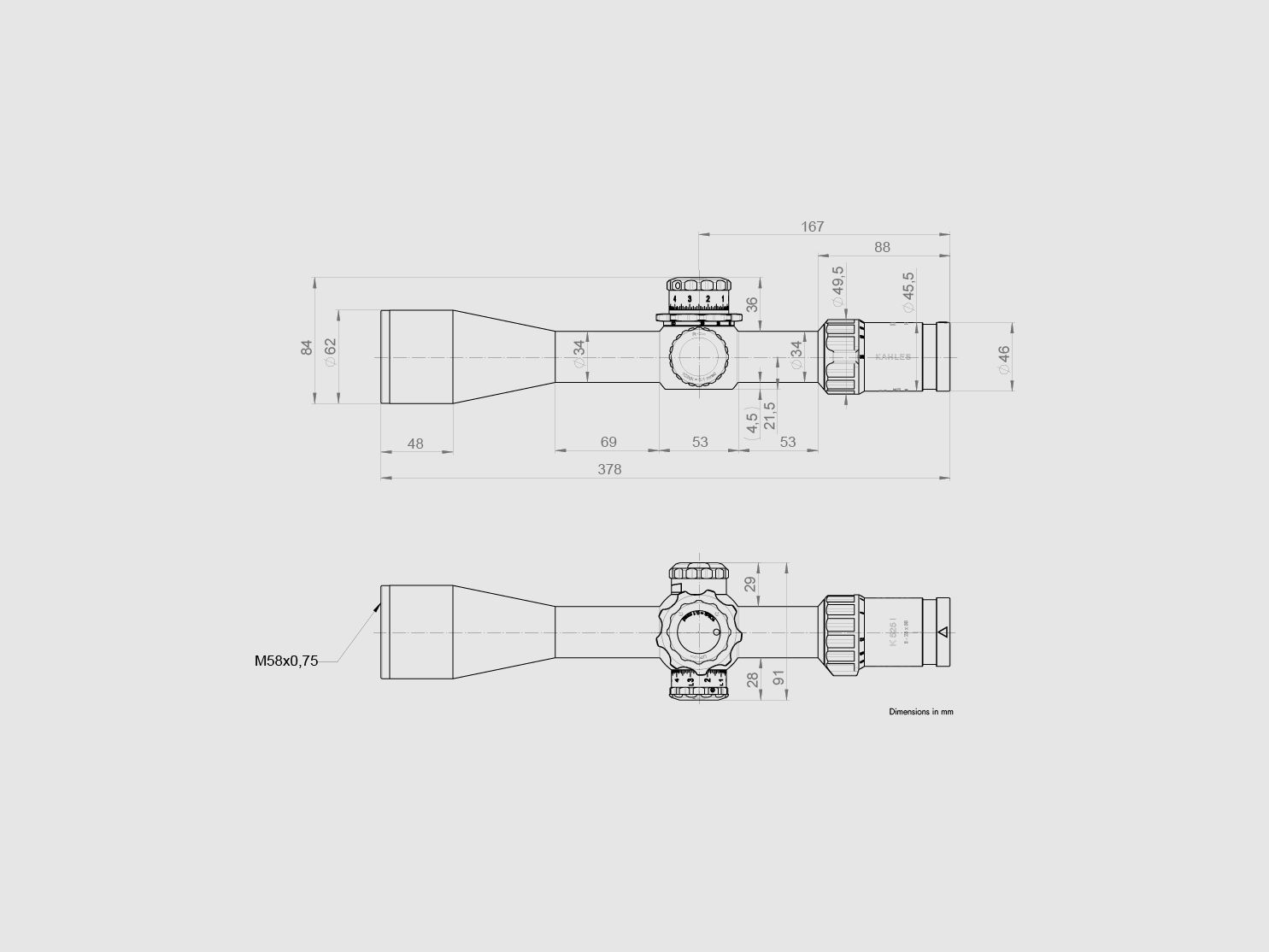 Kahles Optik K525i 5-25X56 Absehen SKMR ccw L, Bild 8 von 8