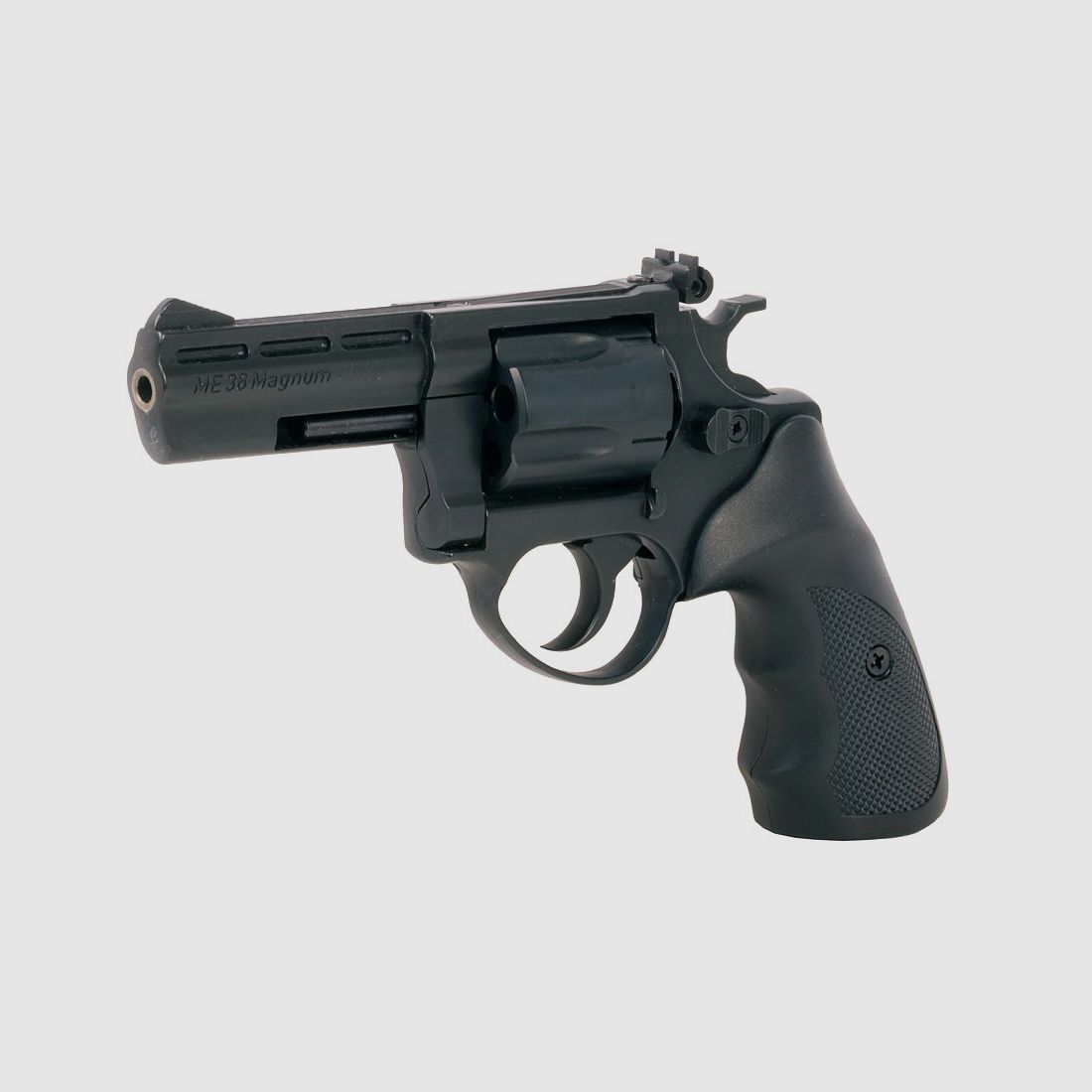 LEP Druckluft Revolver ME 38 Magnum brĂĽniert Kaliber 5,5 mm (P18)