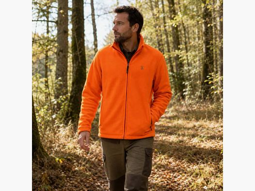 Veste polaire Deerhunter Atlas Light orange 200 g/m²