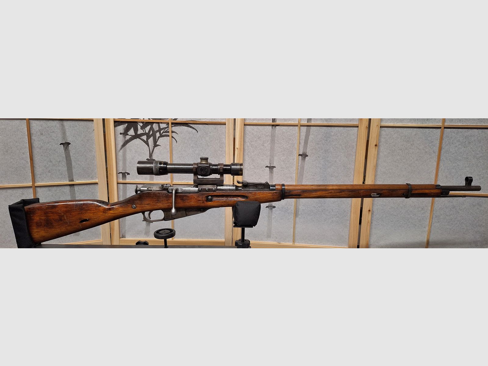 Mosin Nagant Tula 1935 PE Francotirador con montaje Smirnskiy 7,62x54R