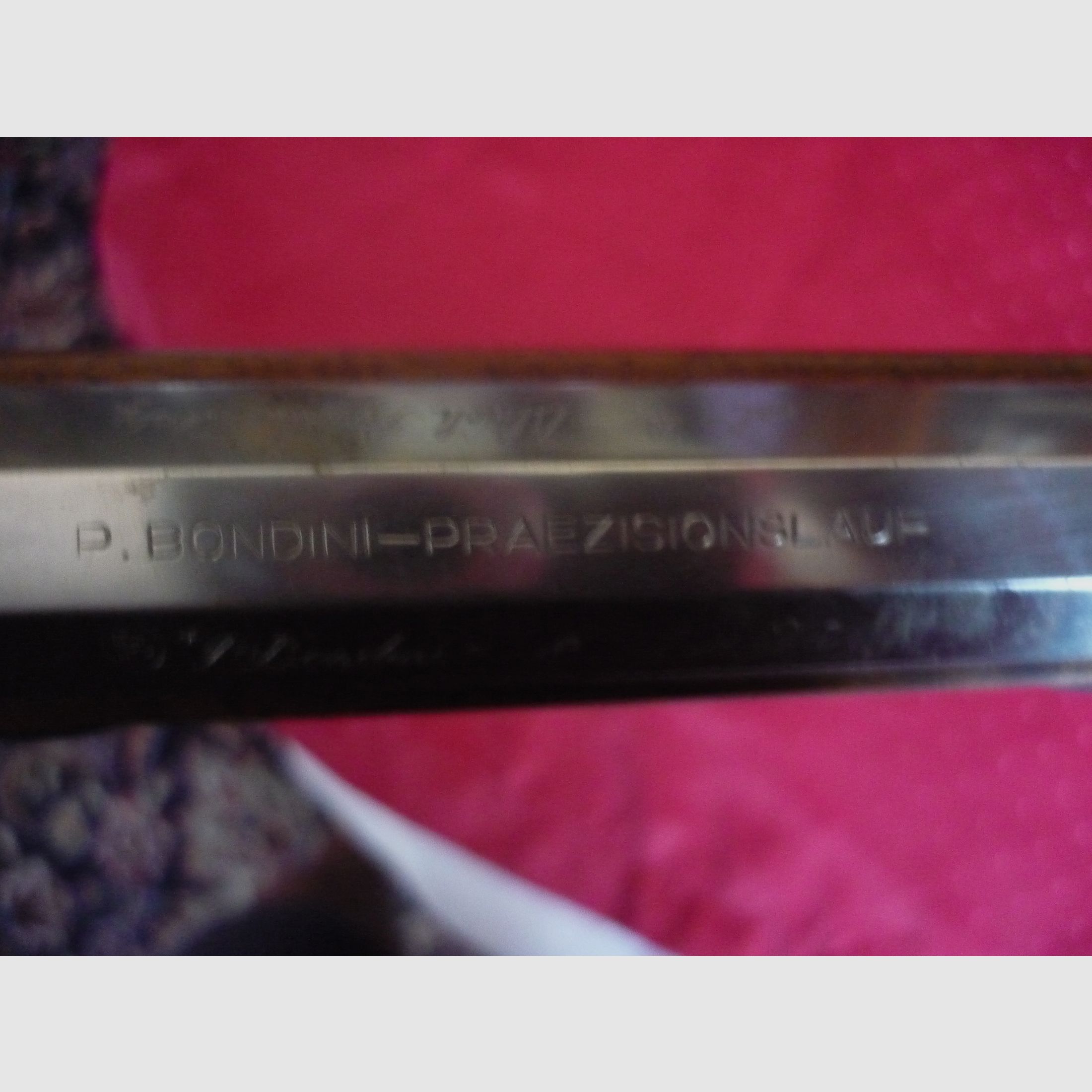 Einschüssiger Bondini Schwarzpulver Vorderlader.