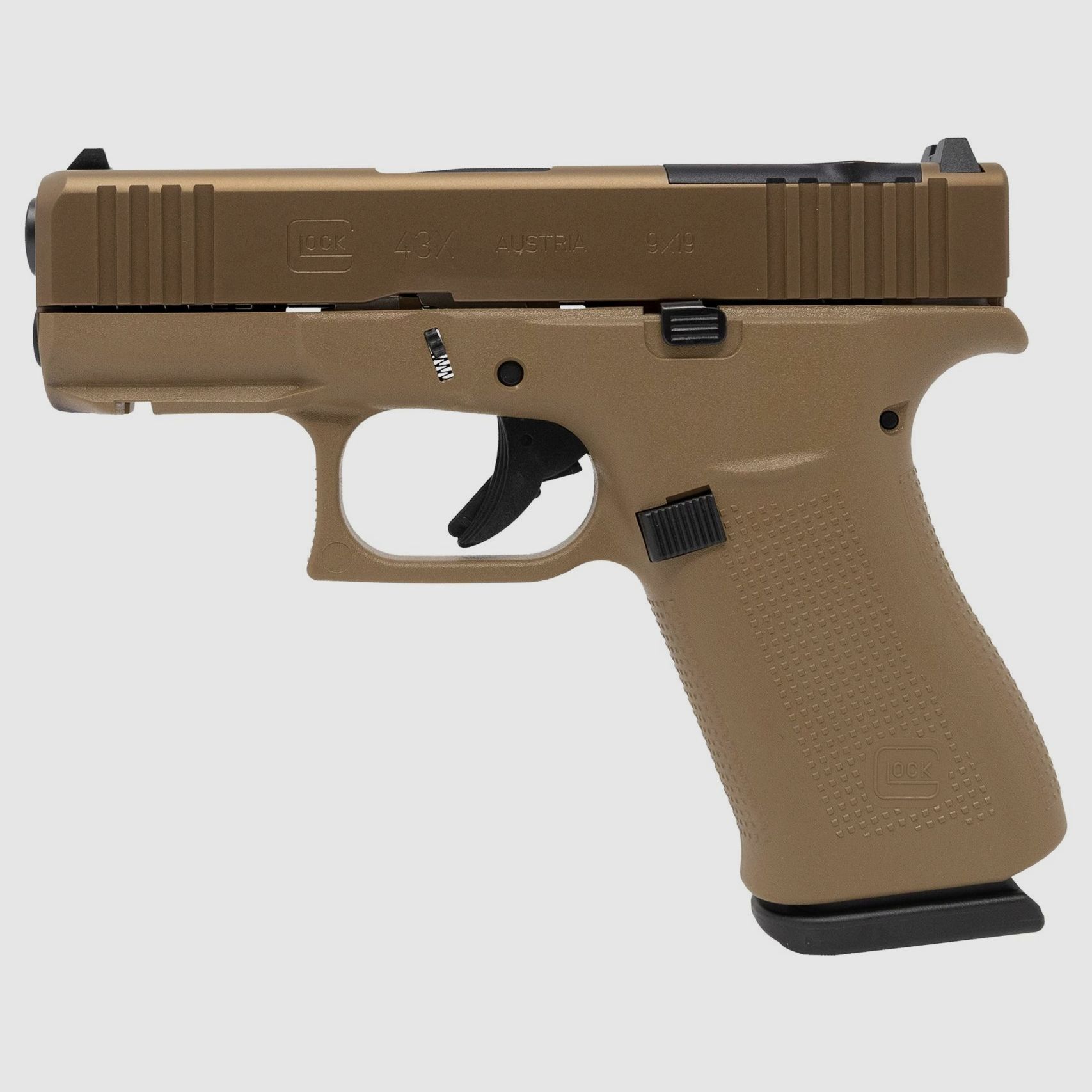 GLOCK – 43X MOS-K COYOTE – CAL 9X19 – FS 15 COUPS, image 2 sur 2