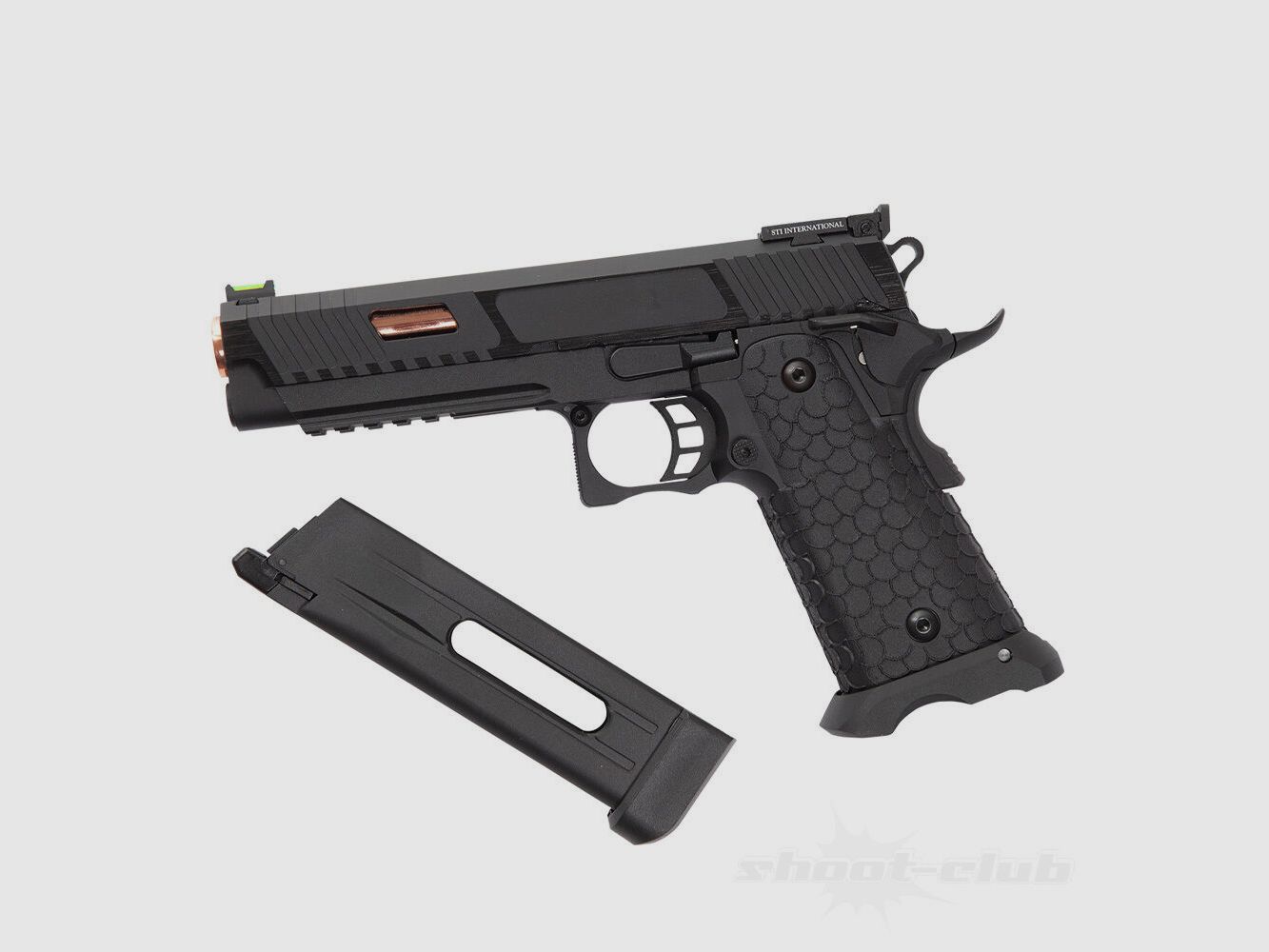 ASG STI Combat Master Airsoft Co2 6mmBB Metall Blow Back Schwarz