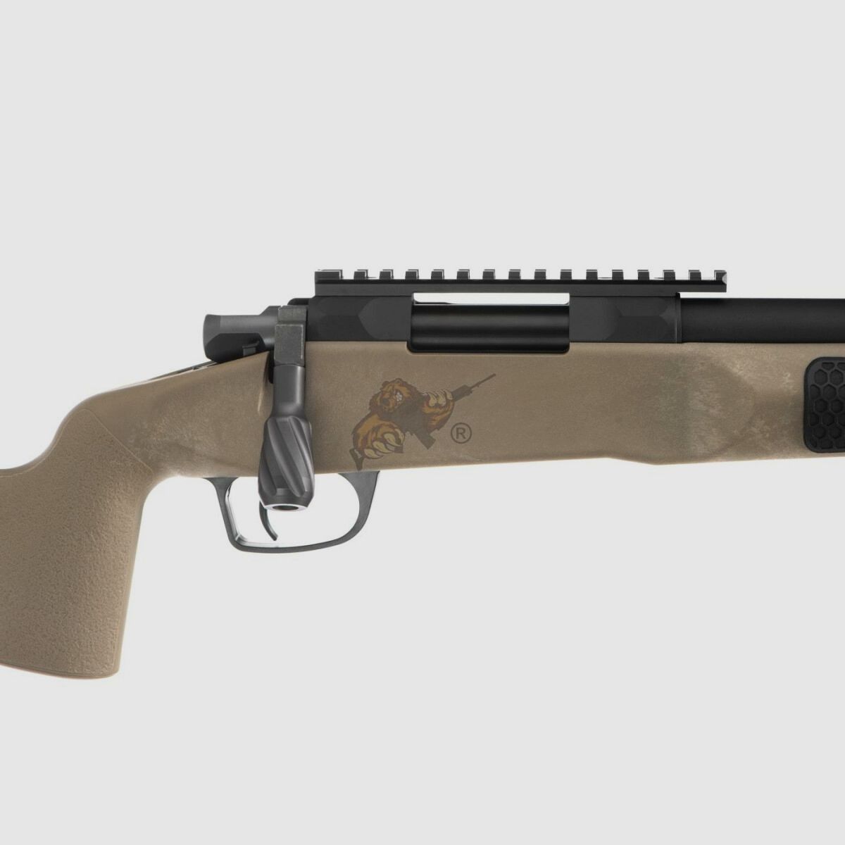 Rifle de francotirador de cerrojo MLC-338 Edición Deluxe 130m/s libre a partir de 18 años -F- | Maple Leaf Dark Earth