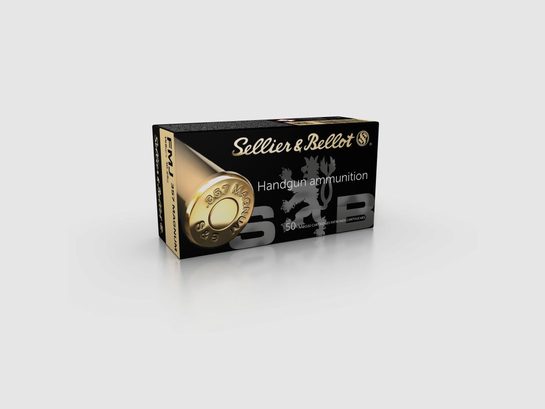S&B 357 MAG 158 GRS / 10,2 G FMJ 50 STK, afbeelding 1 van 3