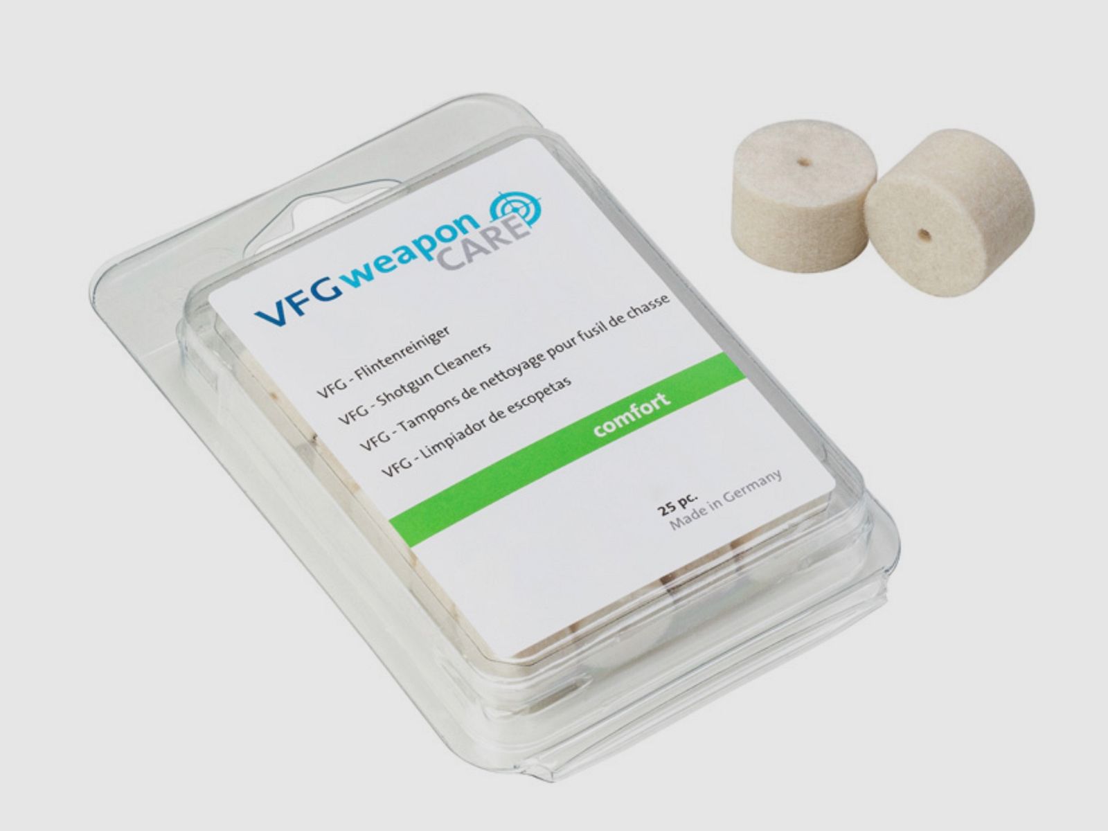 VFG 332051 cal. 16 Limpiador de escopetas Comfort 25 piezas