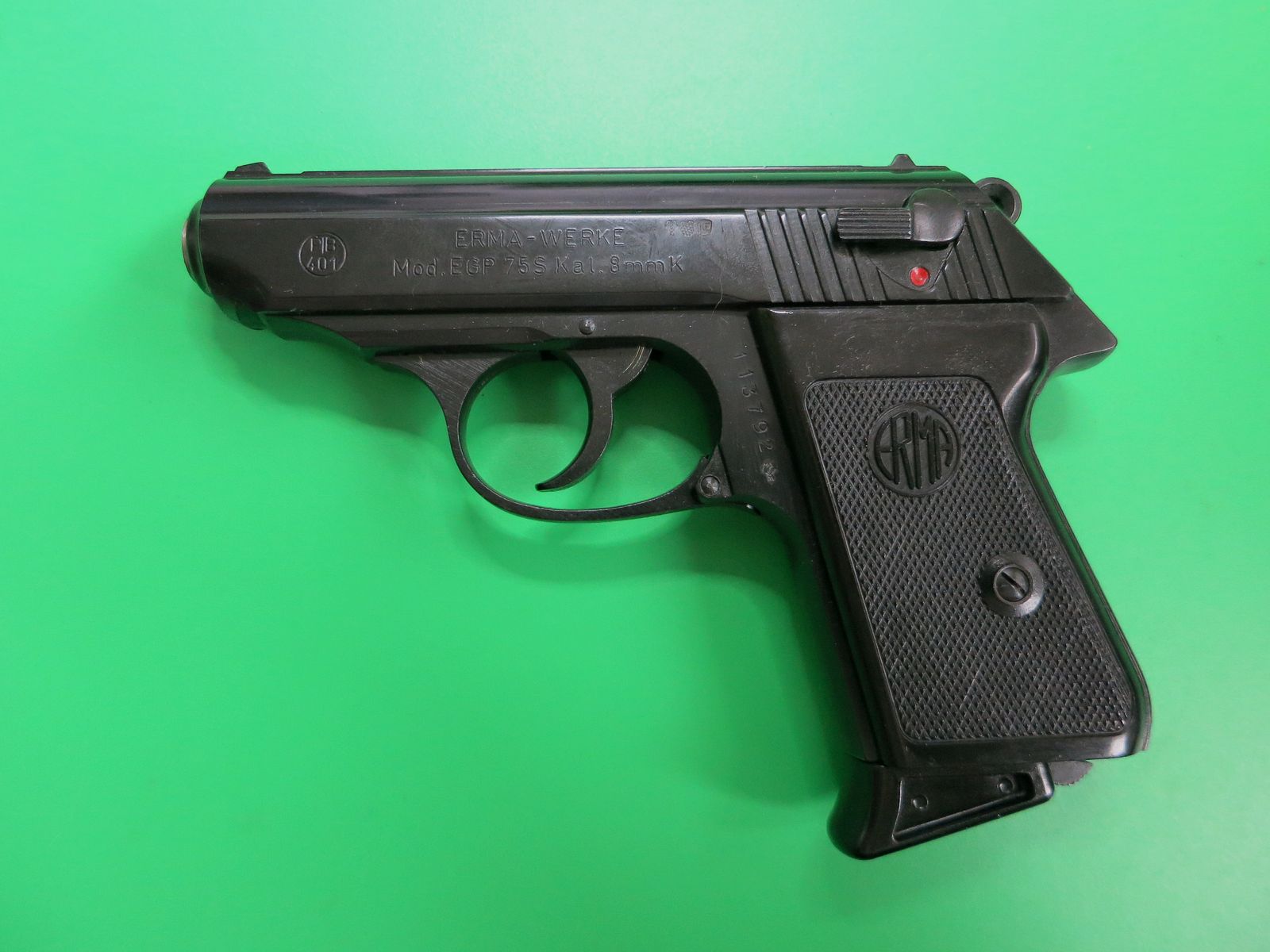 Erma EGP 75S, 8 mm Knall, Nachbau der Walther PPK (James Bond 007)    #53