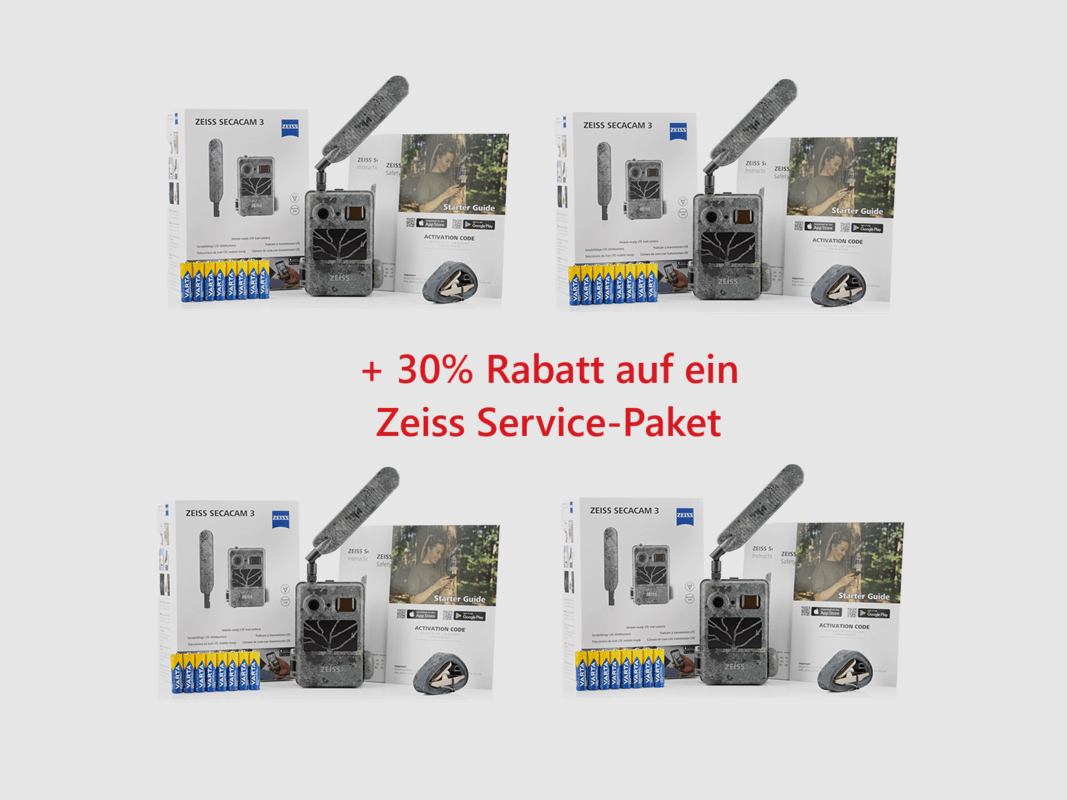 Zeiss Secacam 3 Wildkamera Aktions-Paket