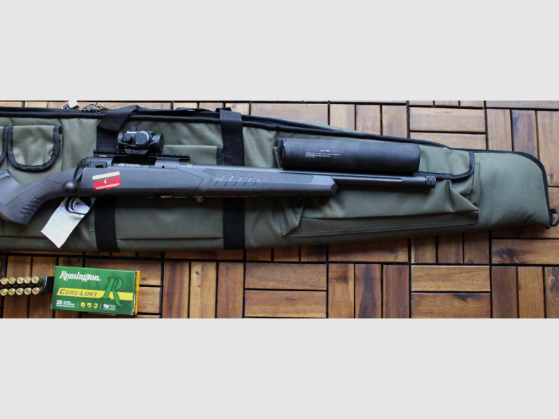 Savage 110 Tac-Hunter Repetierbüchse Kal. .308 Win. A-Tec Schalldämpfer, Leuchtpunkt