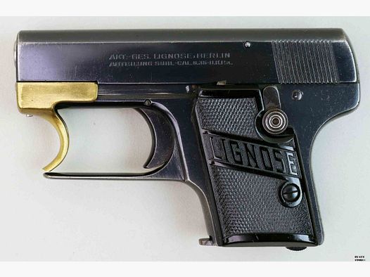 Lignose pistol mod. 2A “One hand” cal. 6.35 mm matr. 11021