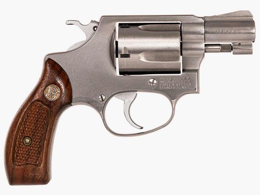 Smith & Wesson 60-7 , Holzgriffschalen, .38Special