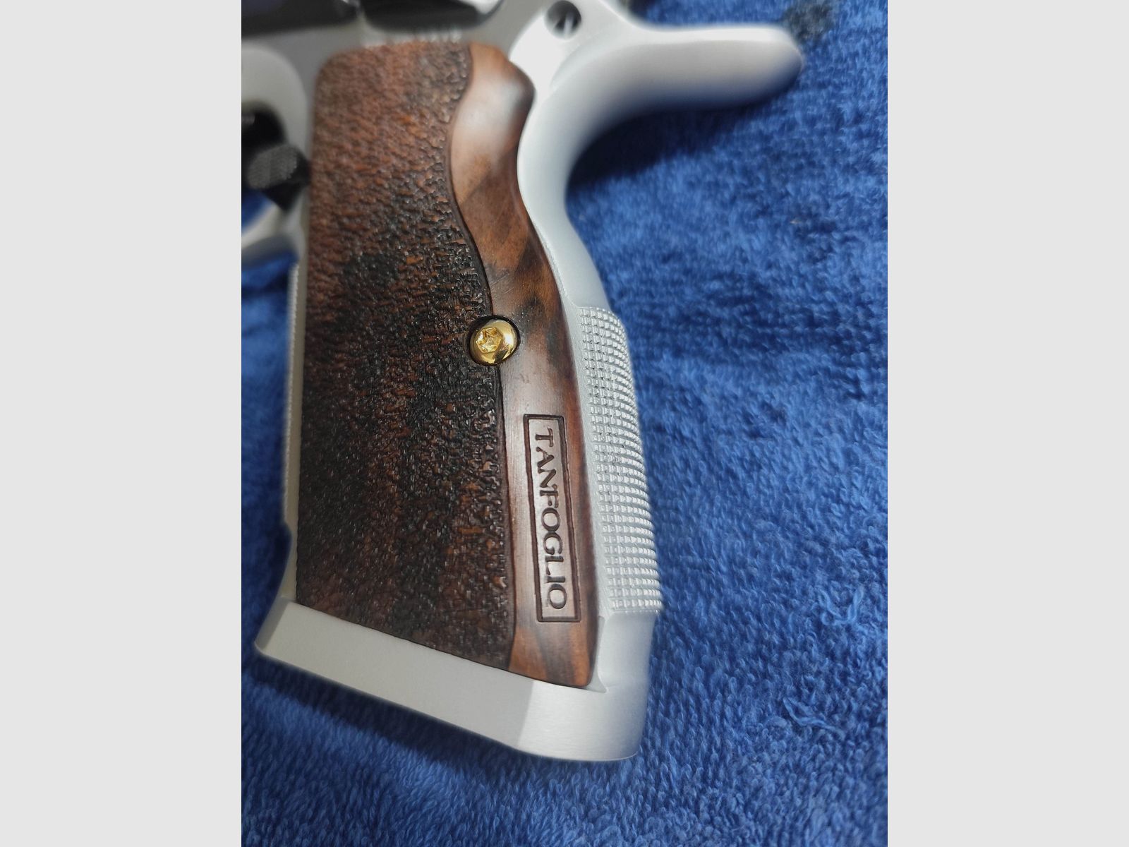 ❗Tanfoglio Stock I II III CZ CZ 75, Shadow Griffschalen Schrauben 24K Karat echt vergoldet