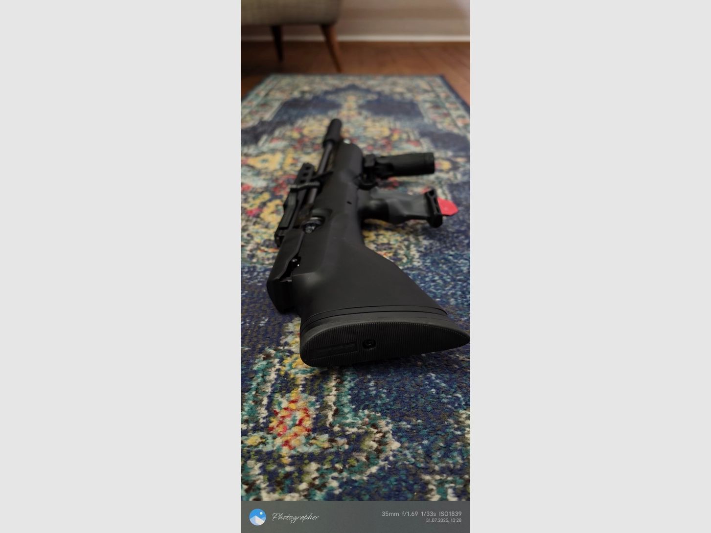 Weihrauch HW 100 Bullpup/ Geluidsdemper/ 410mm looplengte/ 4,5 mm/ F-keurmerk