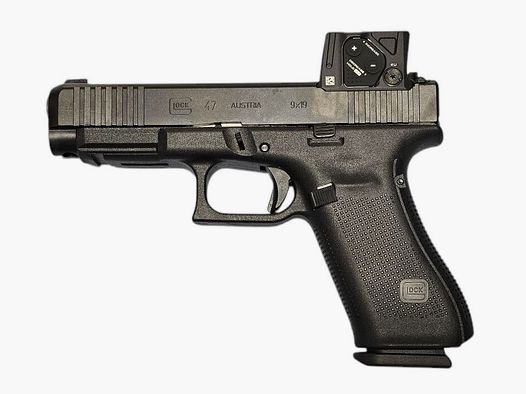 Glock pistol 47 MOS/FS A-Cut™ combo with Aimpoint COA mini red dot sight semi-automatic pistol 9mm Luger RRP: 1399€ Glock 47