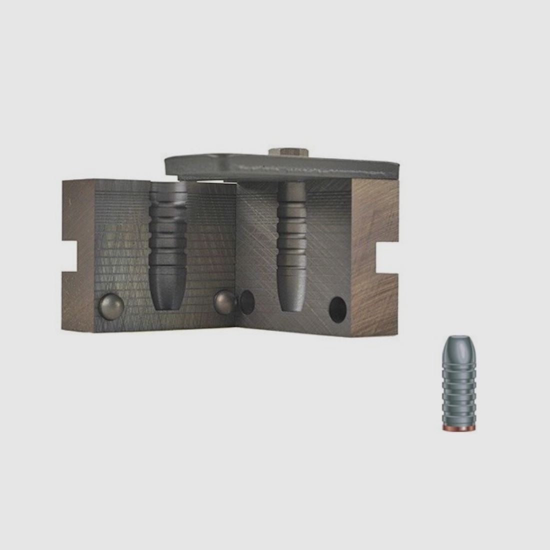 RCBS Giesskokille .458 / 11,63 mm 500 gr / 32,4 g 45-500-FN 1-fach Flachkopfgeschosse .458