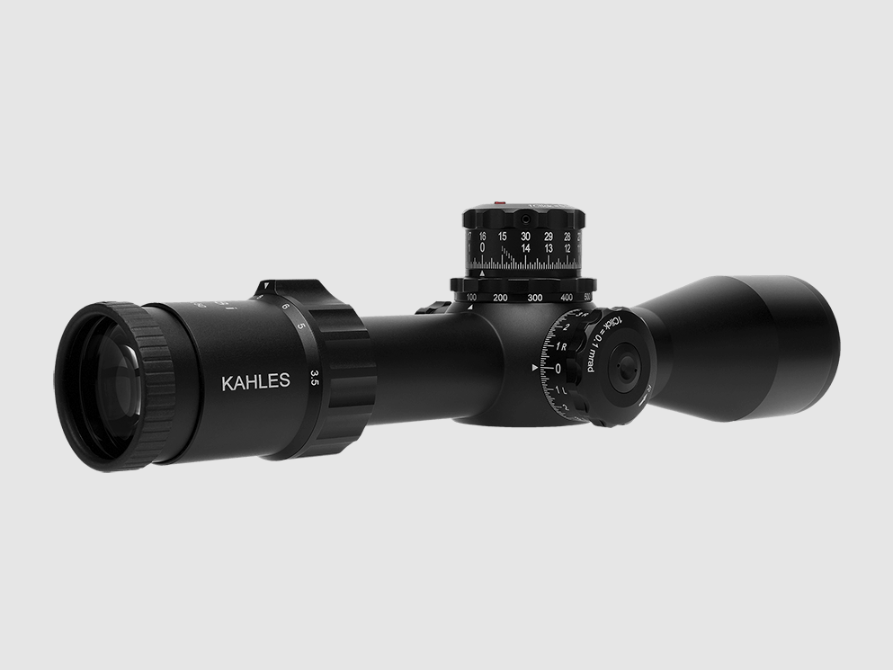 Kahles K318i 3,5–18x50i – Seitenverstellung rechts