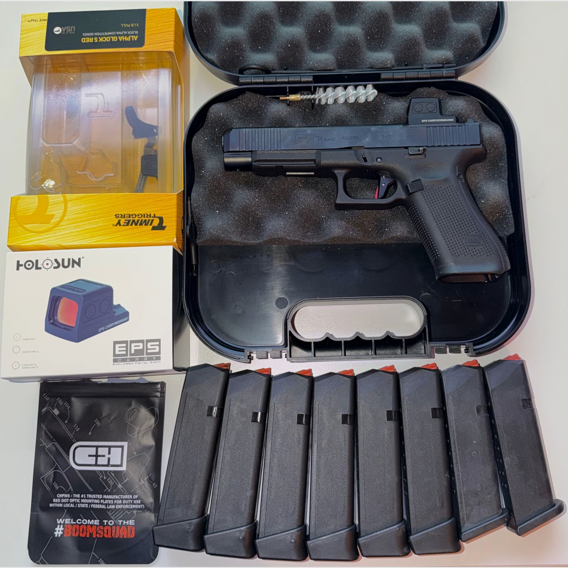 Glock 34 Gen 5 MOS, Timney, Holosun Eps Carry