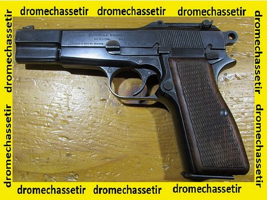 PISTOLET SEMI AUTOMATIQUE Browning GP35, cal 9×19 luger en tres bon etat